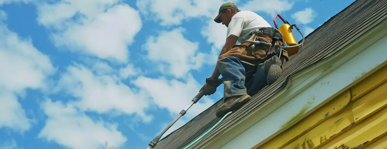 Démoussage et nettoyage de toiture